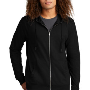 **Sale Small Only**DT573 District® Featherweight French Terry™ Full-Zip Hoodie