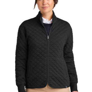 **Sale Medium Only**BB18213 Brooks Brothers® Women’s Diamond Quilt Full-Zip