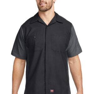 **Sale Medium Only**SY20 Red Kap® Short Sleeve Ripstop Crew Shirt