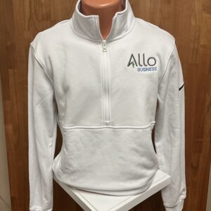 **SALE**  NKDX6718 Nike Club Fleece Sleeve Swoosh 1/2-Zip - Image 2 NKDX6718 Nike Club Fleece Sleeve Swoosh 1/2-Zip - NKDX6718 NIKE CLUB FLEECE SLEEVE SWOOSH 1/2-ZIP **MEDIUM BUSINESS ONLY**