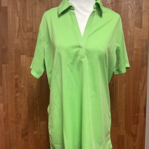 **SALE** L540 PORT AUTHORITY LADIES SILK TOUCH™ PERFORMANCE POLO – LIME **XL FIBER ONLY**